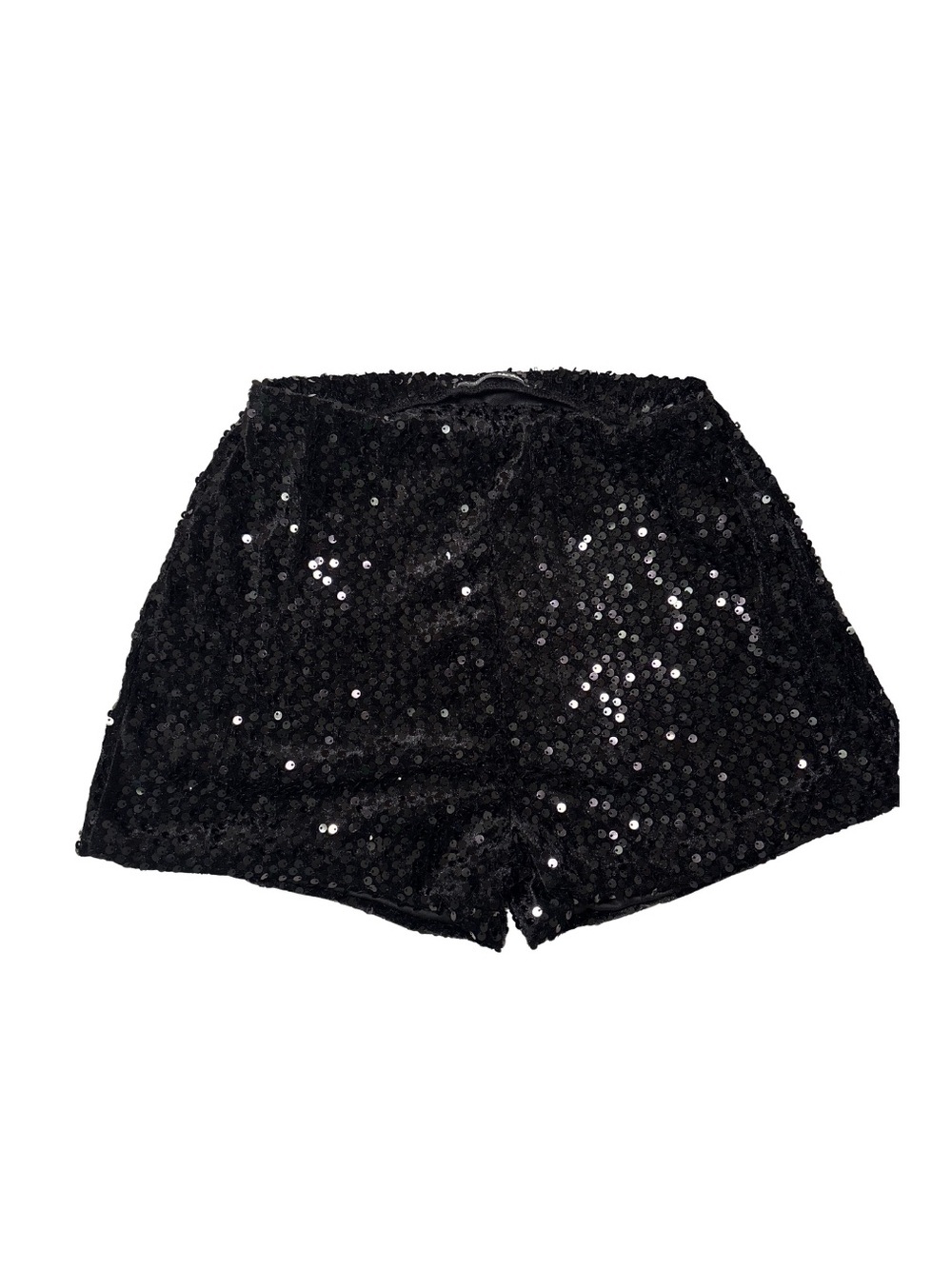 Fashion Nova Black Sequin High-Waist Women’s Shorts